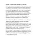 Lunchtime enjoyment activity play (LEAP) intervention