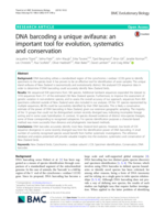 DNA barcoding a unique avifauna: an important tool for evolution, systematics and conservation