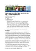 Media supported problem-based learning and role-play in clinical nurse education