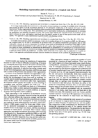 Modelling regeneration and recruitment in a tropical rain forest