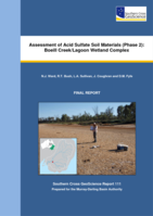 Assessment of acid sulfate soil materials (phase 2): Boeill Creek/Lagoon Wetland Complex