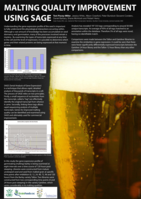 Malting quality improvement using SAGE