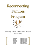 Reconnecting Families Program: training phase evaluation report