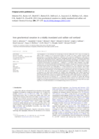 Iron geochemical zonation in a tidally inundated acid sulfate soil wetland