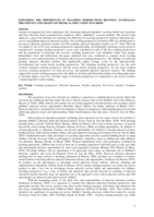 Exploring the differences in teaching perspectives between Australian pre-service and graduate physical education teachers