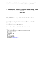 A diatom-based Holocene record of human impact from a coastal environment: Tuckean Swamp, eastern Australia