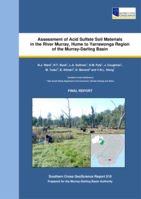 Assessment of acid sulfate soil materials in the River Murray, Hume to Yarrawonga region of the Murray-Darling Basin