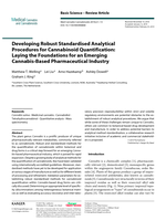 Developing robust standardised analytical procedures for cannabinoid quantification: laying the foundations for an emerging cannabis-based pharmaceutical industry