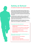 Safety at school: for families of students with cognitive disability. Summary for families