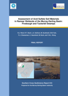Assessment of acid sulfate soil materials in RAMSAR wetlands of the Murray-Darling Basin: Fivebough and Tuckerbil Swamps