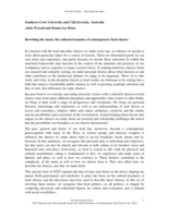 Rewriting the menu: the cultural dynamics of contemporary food choices