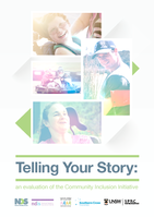 Telling your story: an evaluation of the community inclusion initiative