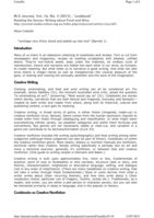 Reading the senses: writing about food and wine
