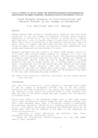 Stand biomass dynamics of pine plantations and natural forests on dry steppe in Kazakhstan