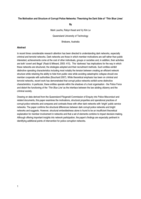 The motivation and structure of corrupt police networks: theorising the dark side of the ‘thin blue line’