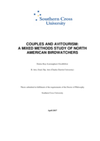 Couples and avitourism : a mixed methods study of North American birdwatchers
