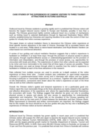 Case studies of the experiences of Chinese visitors to three tourist attractions in Victoria, Australia