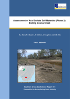 Assessment of acid sulfate soil materials (phase 2): Boiling Downs Creek