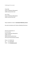 Examining the internal-external determinants of international joint venture (IJV) marketing performance in Thailand