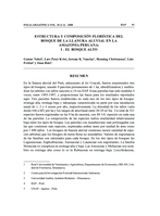 Estructura y composición florística del bosque de la llanura aluvial en la Amazonía peruana: I. El bosque alto