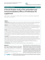 A forced titration study of the antioxidant and immunomodulatory effects of Ambrotose AO supplement