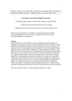 The impacts of profound wildlife experiences