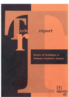 Review of techniques to estimate catchment exports