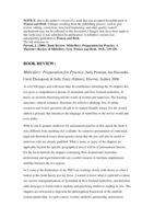 Review of 'Midwifery: preparation for practice' by S Pairman, J Pincombe, C Thorogood & S Tracy (eds), Elsevier, Sydney, 2006