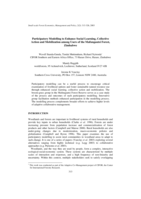 Participatory modelling to enhance social learning, collective action and mobilization among users of the Mafungautsi Forest, Zimbabwe