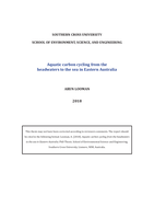 Aquatic carbon cycling from the headwaters to the sea in eastern Australia