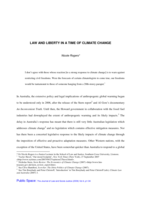Law and liberty in a time of climate change