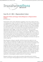 Benjamin’s shock and image: critical responses to hyperaesthetic culture