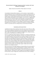 Electronic retail (e-tail) image components and their association with variety seeking and avid shoppers