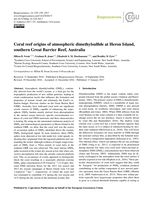 Coral reef origins of atmospheric dimethylsulfide at Heron Island, southern Great Barrier Reef, Australia