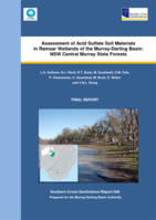 Assessment of acid sulfate soil materials in RAMSAR wetlands of the Murray-Darling Basin: NSW Central Murray State Forests
