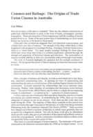 Commos and ratbags: the origins of trade union cinema in Australia