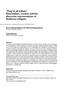 ‘They’re all tribals’: essentialism, context and the discursive representation of Sudanese refugees