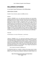 Kellerman: expanded: a live audio-visual performance in the Whitsundays