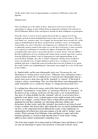 On the myth of the crisis of representation: a response to Gilbourne, Jones and Jordan