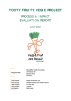 Tooty Fruity Vegie Project: process and impact evaluation report