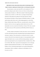 Evidence review: implementation strategies for same day discharge post percutaneous coronary intervention: an integrative review