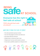Being safe at school: everyone has the right to feel safe at school. Summary for students
