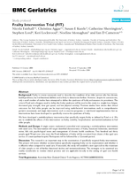 Frailty intervention trial (FIT)