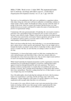 The inspirational leader: how to motivate, encourage and achieve success