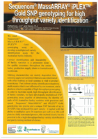 Sequenom MassARRAY® iPLEX™ Gold SNP genotyping for high throughput variety identification