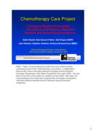 The Chemotherapy Care Project: comparing oncologists' perceptions and patients' reported physical and psychosocial symptoms
