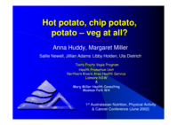 Hot potato, chip potato, potato: veg at all? measuring vegetable and fruit intake
