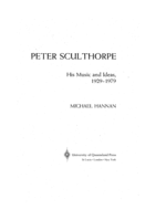 Peter Sculthorpe : his music and ideas, 1929-1979