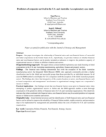 Predictors of corporate survival in the US and Australia: an exploratory case study
