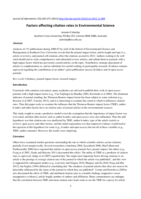 Factors affecting citation rates in environmental science